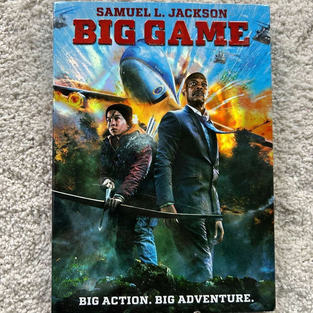 BIG GAME DVD‎ 2014 Samuel L. Jackson Action Adventure PG-13